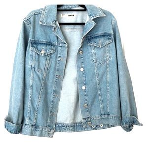 Denim oversized jean jacket